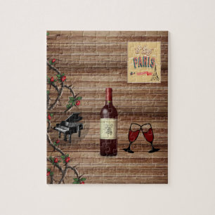 Wine Jigzaag Puzzle Legpuzzel