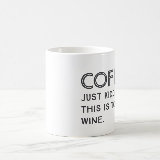 Wine Joke Coffee Mok (Center)