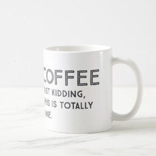 Wine Joke Coffee Mok
