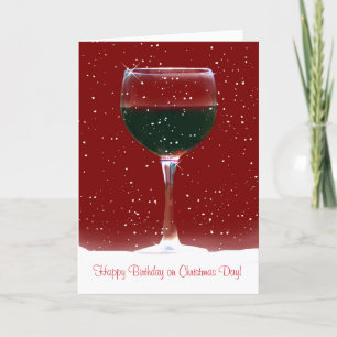 Wine Kerstmis Kaart