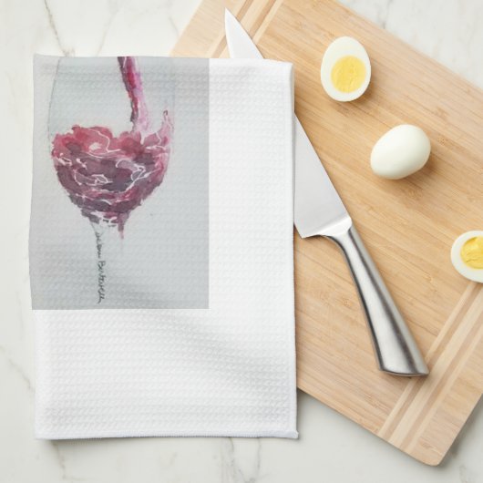 Wine Kitchen Towel Theedoek (Quarter Fold)