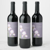  Wine Label  for a Modern Wedding.  Wijn Etiket (Flessen)