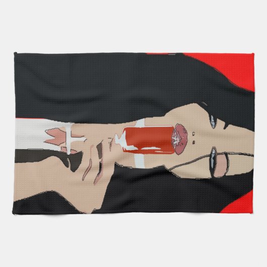 Wine Lady Theedoek (Horizontaal)