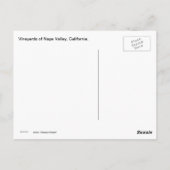 Wine Land California Briefkaart (Achterkant)