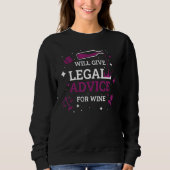 Wine Lawyer  Lawyer Trui (Voorkant)