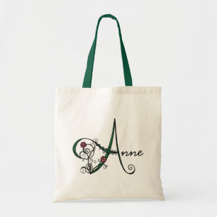 "Wine Letter A"-tas Tote Bag