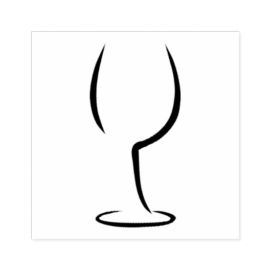 Wine Logo Rubberstempel (Afrduk)