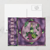 Wine Love Briefkaart (Voorkant / Achterkant)