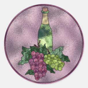 Wine Love Ronde Sticker