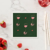 Wine lover cocktail napkins servet (Insitu)