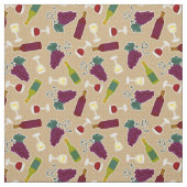 Wine Lover Patroon Stof (Swatch)