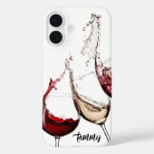 Wine Lover Phone Case – Red, White & Rosé (Achterkant)