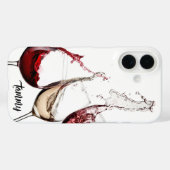 Wine Lover Phone Case – Red, White & Rosé (Achterkant (horizontaal))