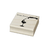 Wine Lover Stamp Rubberstempel (Stempel)