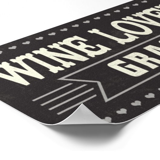 Wine Lovers Age Gracly Poster (Hoek)