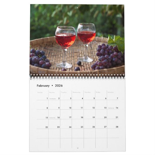 Wine Lovers Agenda Kalender (Feb 2026)