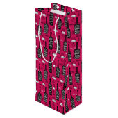 Wine Lovers Gift Bag Wijn Cadeautas (Achterkant Gekanteld)