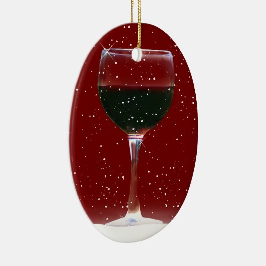 Wine Lover's Holiday Ornament (Rechts)