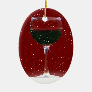 Wine Lover's Holiday Ornament