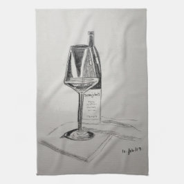 Wine Lovers Kitchen Towel Theedoek