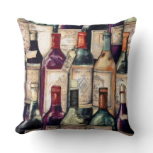 Wine Lovers Pillow