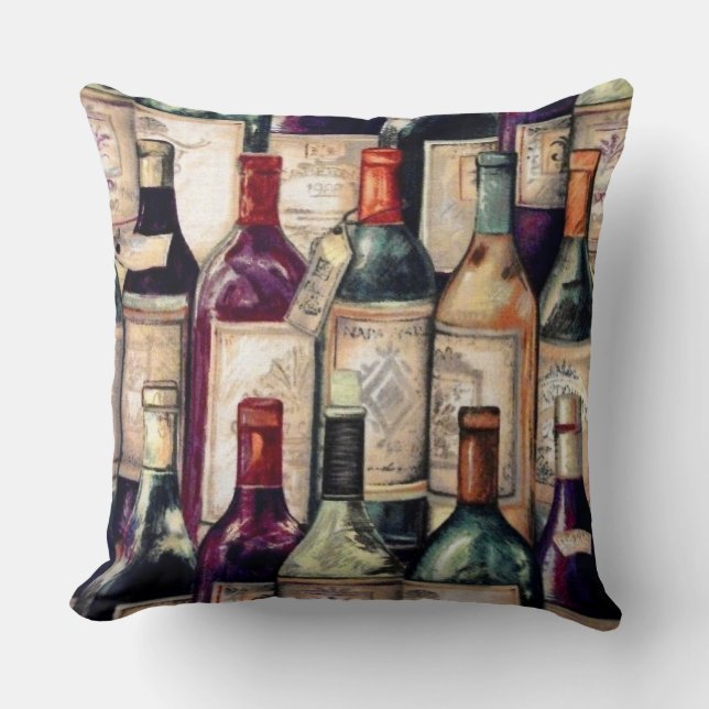Wine Lovers Pillow Kussen (Voorkant)