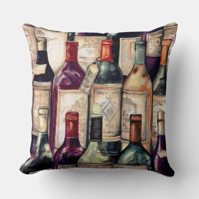 Wine Lovers Pillow Kussen (Voorkant)