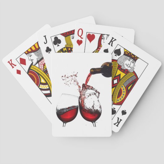 ***WINE LOVER'S*** PLAYING CARDS - VOOR THAT WINE SPEELKAARTEN (Achterkant)