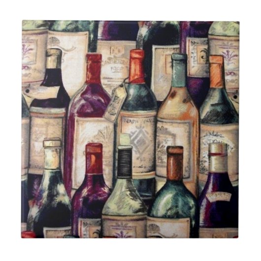 Wine Lovers Tile Tegeltje (Voorkant)