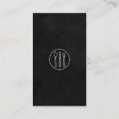 Wine Lux Black Silverware Visitekaartje (Achterkant)