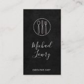 Wine Lux Black Silverware Visitekaartje (Voorkant)