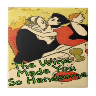 Wine maakt je handig tegeltje
