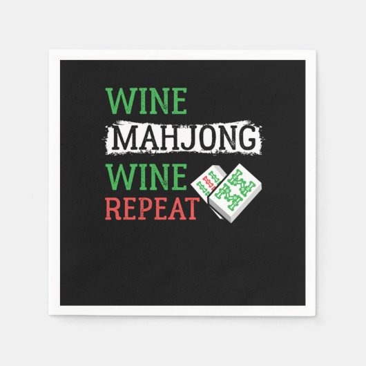 Wine Mahjong Wine Repeat Tile Based Chinese Game G Servet (Voorkant)