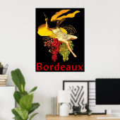 Wine Maid Bordeaux Poster (Thuiskantoor)