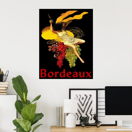 Wine Maid Bordeaux Poster (Thuiskantoor)