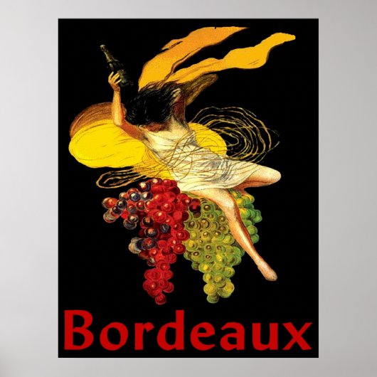 Wine Maid Bordeaux Poster (Voorkant)