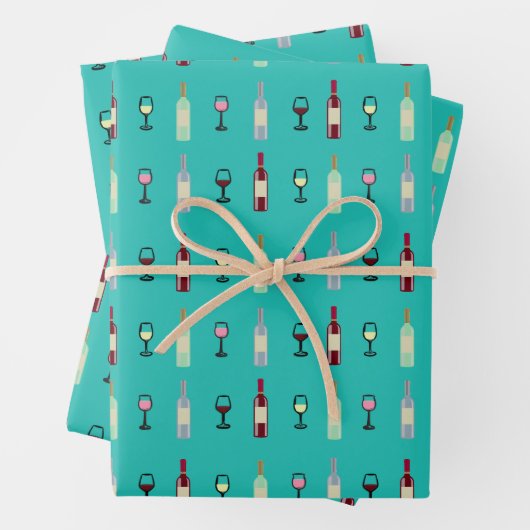 Wine Mam Wrapping Paper (In situ)