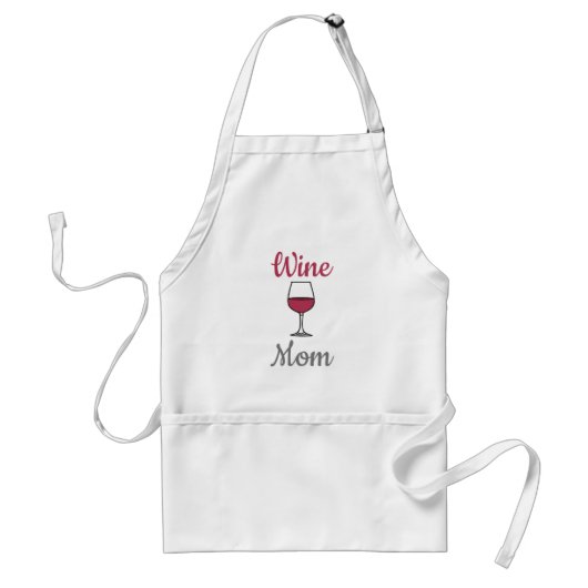 Wine mama standaard schort (Voorkant)