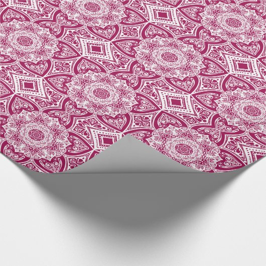 Wine Mandala Cadeaupapier (Hoek)