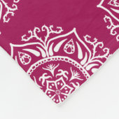 Wine Mandala Fleece Deken (Hoek)