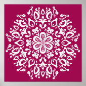Wine Mandala Poster (Voorkant)