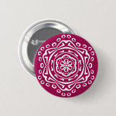 Wine Mandala Ronde Button 5,7 Cm (Voorkant /achterkant)
