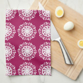 Wine Mandala Theedoek (Quarter Fold)