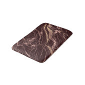 Wine Marble Pattern Refined Contemporary Design Badmat (Gekanteld)