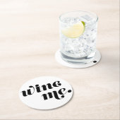 Wine Me. Papieren Onderzetters (Insitu)