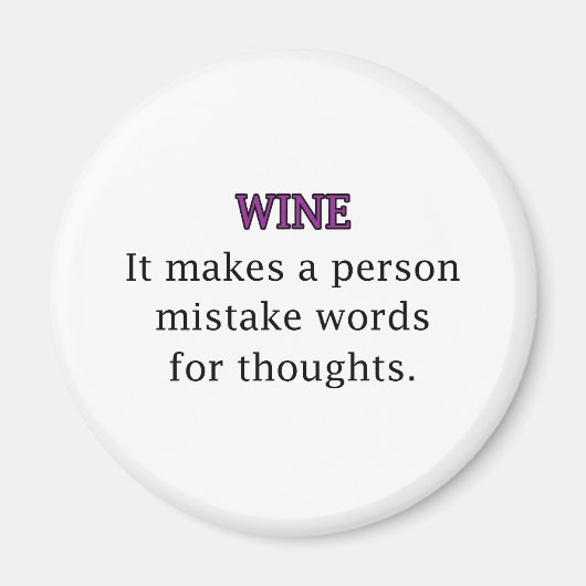 Wine Mistakes Magneet (Voorkant)