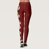 Wine North Carolina State Flower Dogwood Leggings (Achterkant)