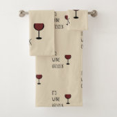 Wine O'Clock Bad Handdoek (Insitu)