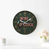 Wine O'Clock Elegant Home Bar Grote Klok (Huis)