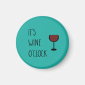 Wine O'Clock Magneet (Voorkant)